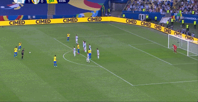 美洲杯决赛迪玛利亚单刀挑射破门梅西失良机阿根廷10胜巴西夺冠