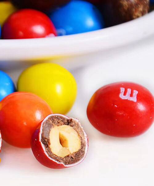 德芙牛奶花生巧克力m豆德芙牛奶巧克力m豆18元1袋480克送40克2袋