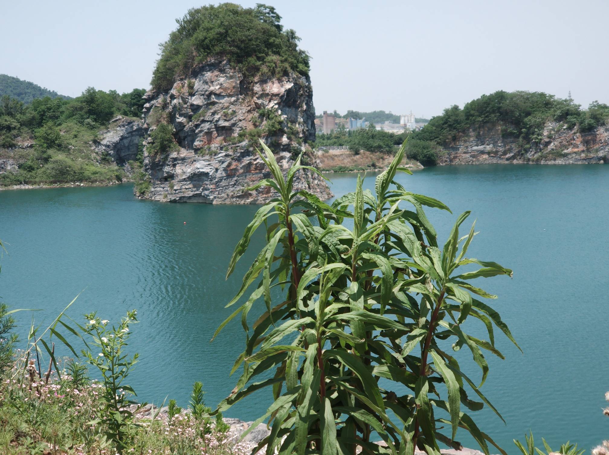 丹阳访仙独山村七峰山湖景
