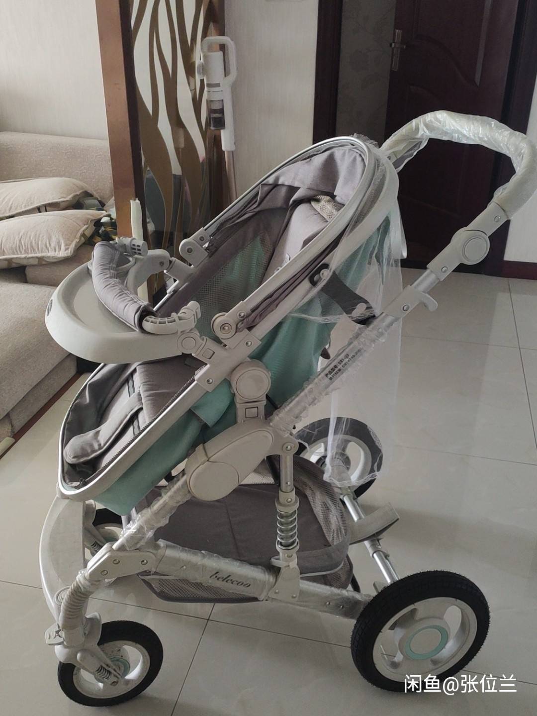 贝丽可高景观防震婴儿车专卖可坐可躺